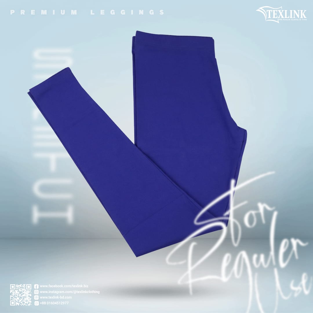 Kids Premium Leggings Egyptian Blue