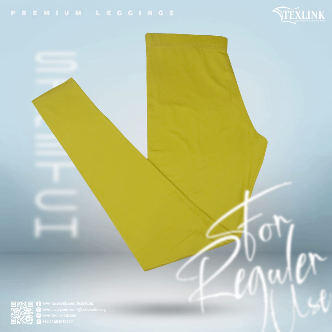 Kids Premium Leggings Titanium Yellow